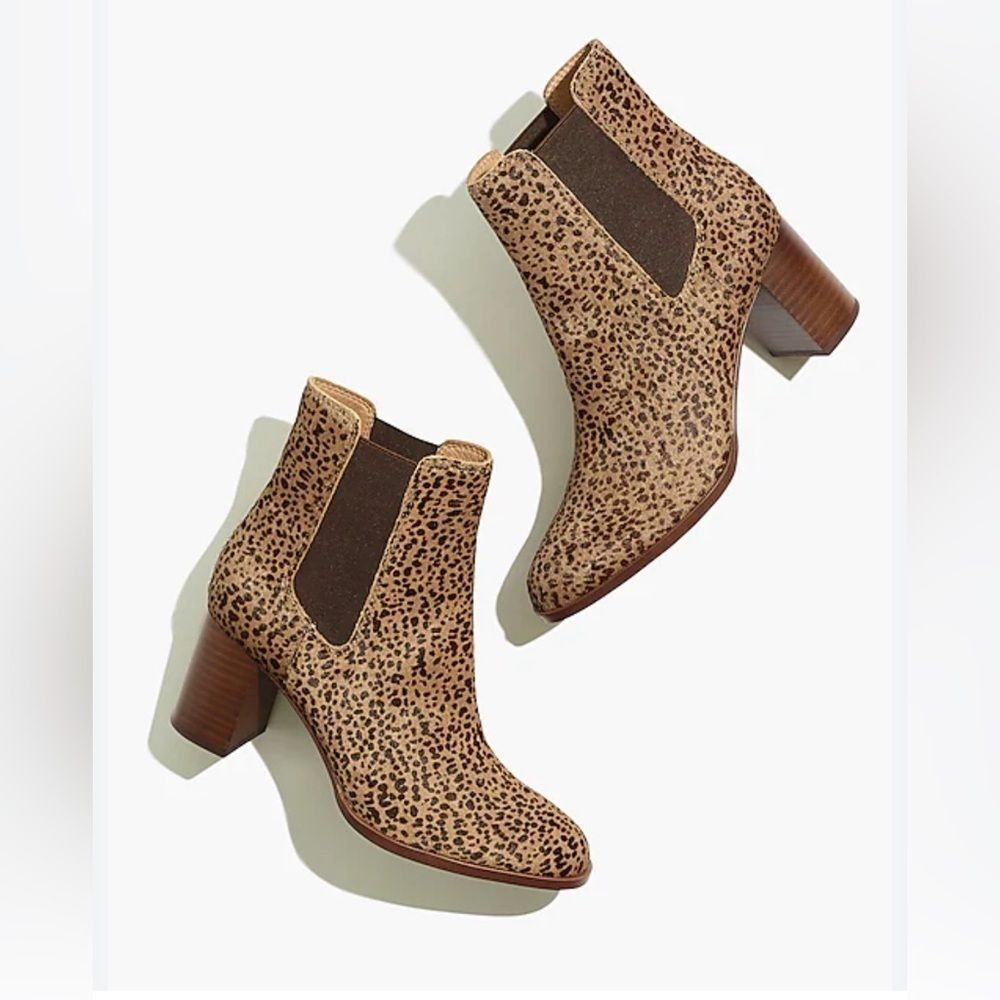 Madewell Laura Chelsea Boot is Spotted Calf Hair